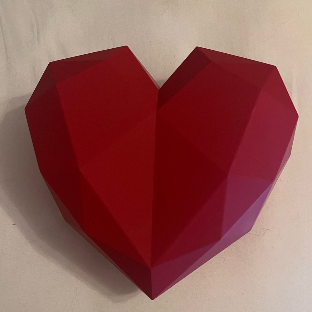 Heart-Shaped Rose Box - Pink & Red Foam Roses - Picture 5 of 6